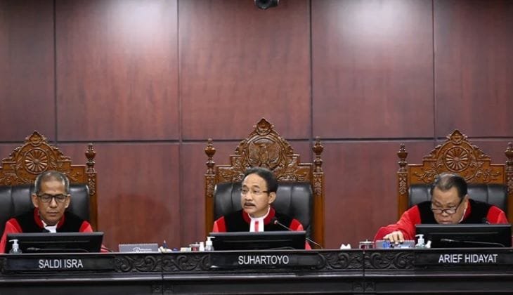 MK Putuskan Menolak Permohonan Sengketa Pilpres Paslon 01 Anies-Muhaimin