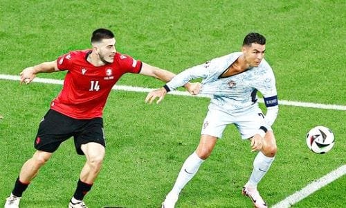 Hari Kelam Cristiano Ronaldo: Dapat Kartu Kuning, Portugal Tumbang dari Georgia di Euro 2024