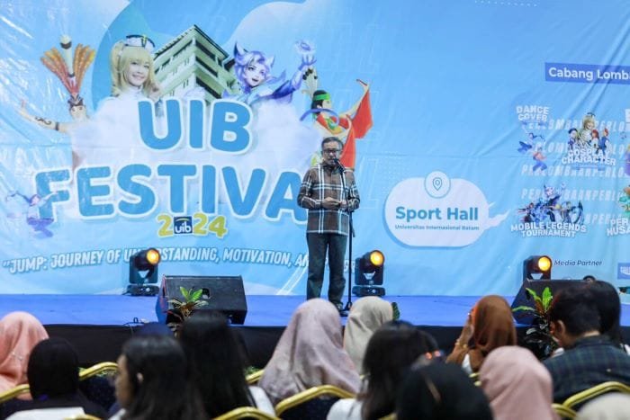Sekda Batam Jefridin Hadiri Pembukaan UIB Festival 2024, Dorong Mahasiswa dan UMKM
