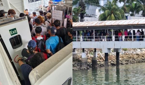 Antrean Panjang di Terminal Ferry Batam Membuat Wisatawan Singapura Balik Kanan
