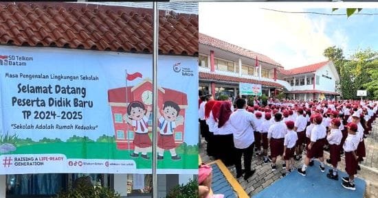 Pembukaan MPLS di SDS Telkom Batam: Siswa Kelas 1 Dikenalkan ke Lingkungan Sekolah