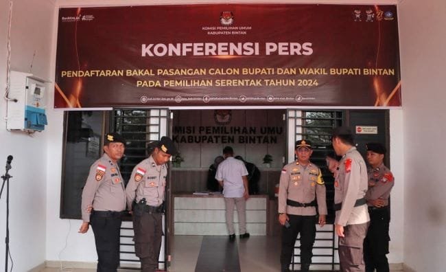 Pendaftaran Pilkada Batam Selesai, Ketua KPUD Ucapkan Terima Kasih ke Polres Bintan