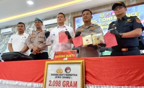 Satresnarkoba Polres Karimun Tangkap Dua Pelaku Penyelundupan Sabu ke Jambi