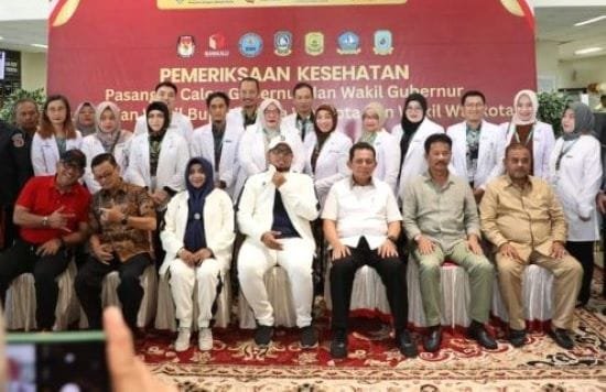 KPU Gelar Pemeriksaan Kesehatan untuk Paslon Gubernur dan Walikota Tanjungpinang di RSUP RAT