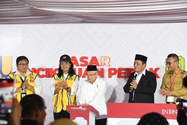 Kapolda Kepri Dampingi Wapres K.H. Ma’ruf Amin Resmikan Pasar Encik Puan Perak Tanjungpinang