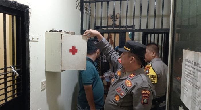Wakapolsek Sekupang Periksa Ruang Tahanan, Fokus Pencegahan Bahaya dan Kesehatan Tahanan