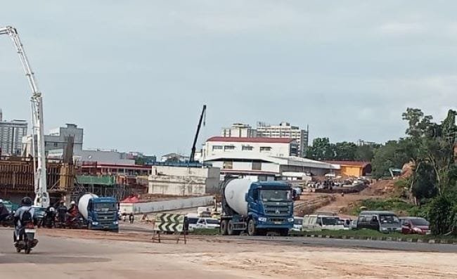 Flyover Sei Ladi Masuki Tahap Pemasangan Girder, Wali Kota Rudi Minta Maaf atas Kemacetan