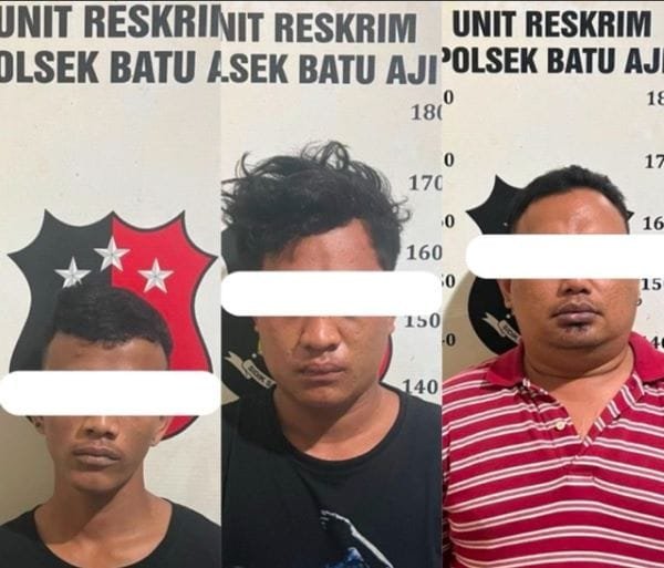 Tiga Komplotan Jambret di Batu Aji Ditangkap, iPhone 12 Pro dan Motor Diamankan