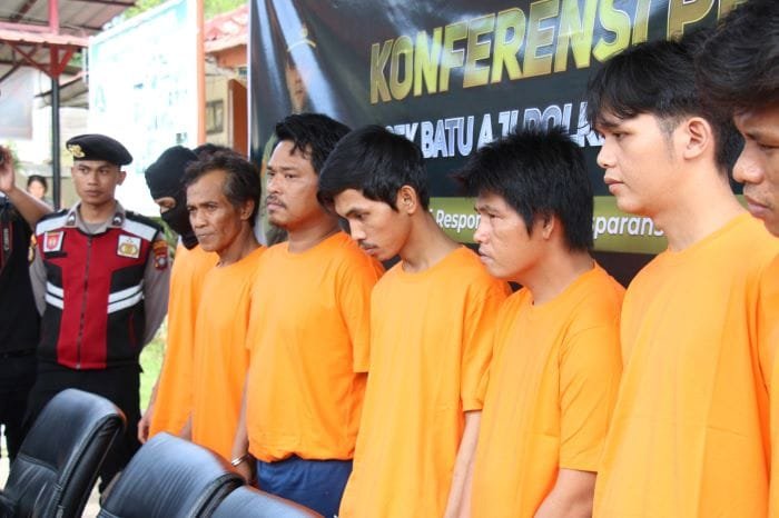 Polsek Batuaji Bongkar Jaringan Curanmor, Enam Pelaku Ditangkap, Dua DPO