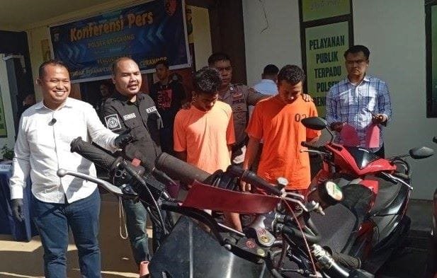 Polsek Bengkong Ungkap Jaringan Curanmor di Batam, Dua Pelaku Ditangkap, Satu Buron