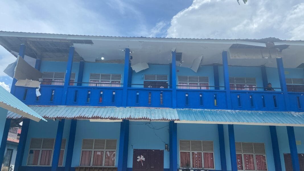 Angin Puting Beliung Terjang Tiban, Batam: Atap SDN 002 Sekupang Rusak Parah