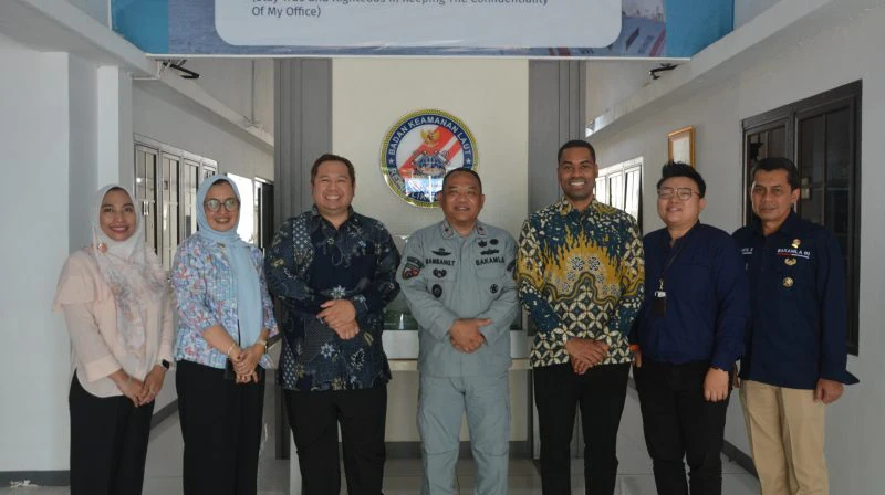 Tingkatkan Pengamanan Maritim, Kepala Zona Barat Bakamla Sambut Kunjungan Konsulat Amerika Serikat