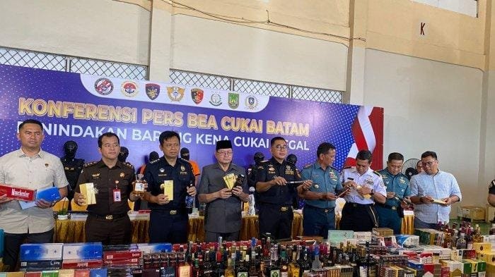 Bea Cukai Batam Gagalkan 167 Kasus Penyelundupan Barang Kena Cukai Senilai Rp37,5 Miliar