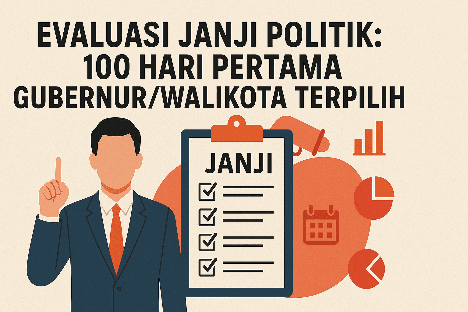 Evaluasi Janji Politik: 100 Hari Pertama Gubernur/Walikota Terpilih