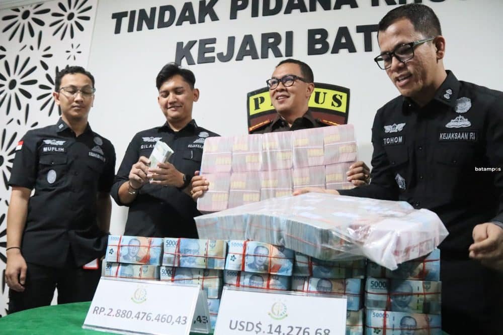 Terdakwa Kasus Korupsi Pelabuhan Batam Titipkan Uang Ganti Rugi Rp 2,8 Miliar ke Kejari Batam