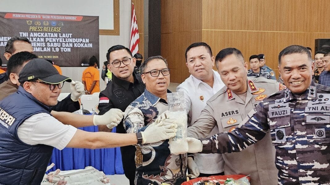 Pemprov Kepri Apresiasi TNI AL dalam Penggagalan Penyelundupan Narkoba Internasional