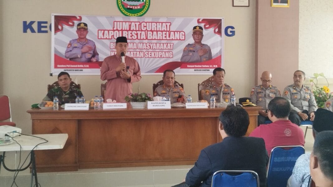 Jumat Curhat di Sekupang, Polri Hadirkan Solusi dan Pererat Hubungan dengan Masyarakat