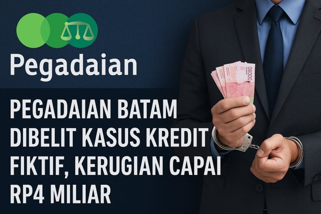 Pegadaian Batam Dibelit Kasus Kredit Fiktif, Kerugian Capai Rp4 Miliar