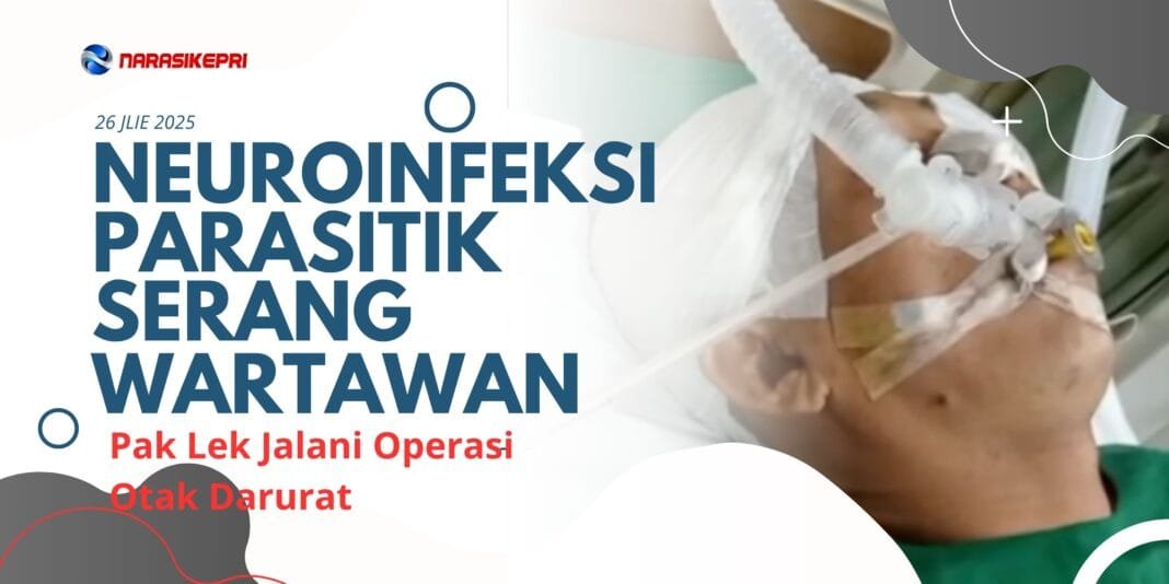 Jurnalis Mohamad Efendi Alias Pak Lek Koma Akibat Infeksi Parasit di Otak, Telah Jalani Operasi di RS Charitas Palembang