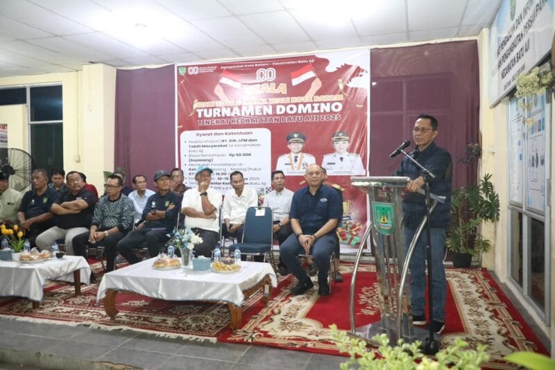 Wali Kota Batam Buka Turnamen Domino Batuaji 2025, Pererat Silaturahmi dan Lestarikan Tradisi