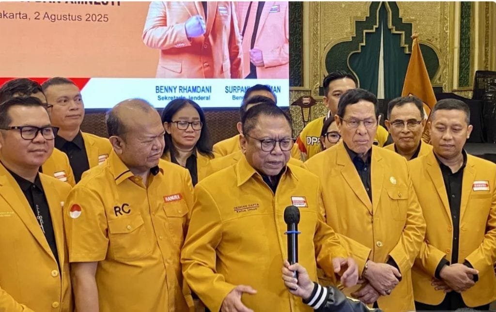Ketum Partai Hanura: Tom Lembong dan Hasto anak bangsa yang baik
